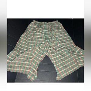 Plaid Gaucho Pants
